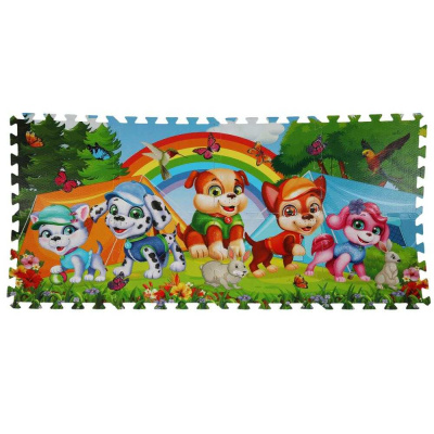 Коврик-пазл Щенки Играем вместе FS-PUPS 01